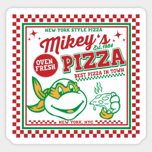 Mikey's pizza Sticker